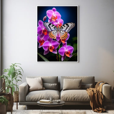 Butterfly Flower Painting